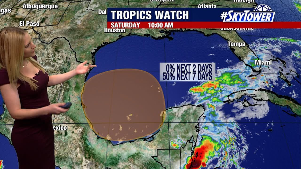 Tropical disturbance in Gulf could form next week - YouTube