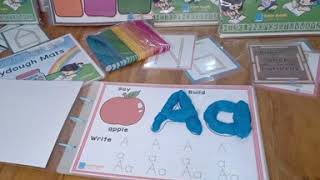 Alphabet Playdough Mats