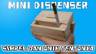 Manufacture of unique boxes for MEN / unique wooden crafts (MINI DISPENSER BOX)
