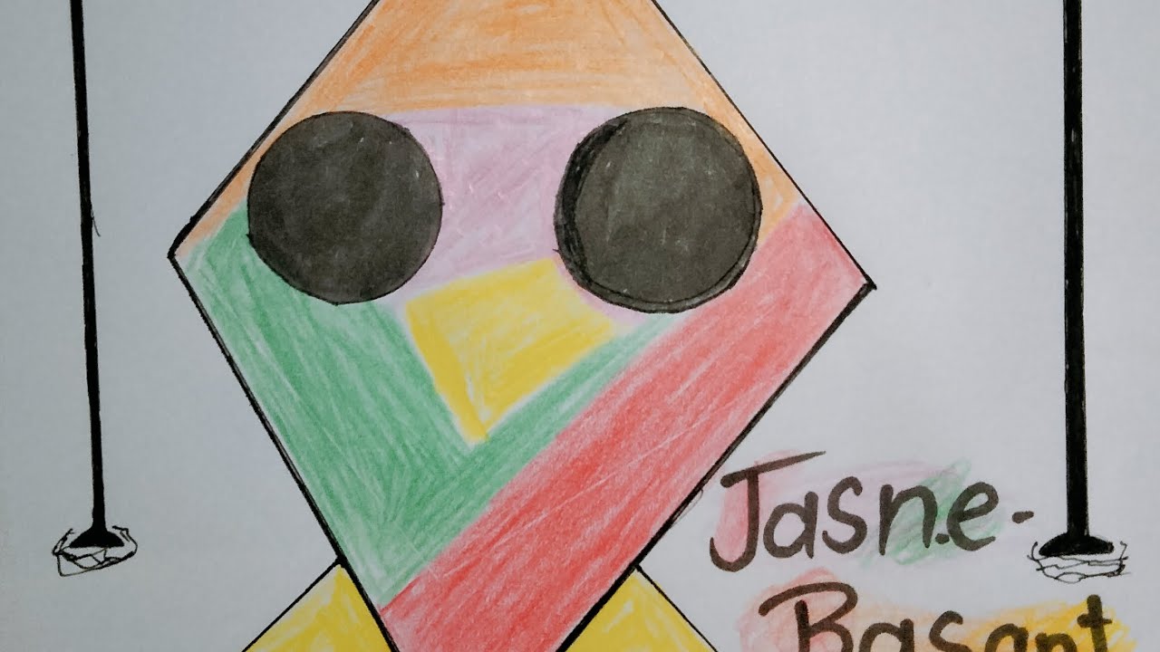 Basant festival 🥳 drawing ☺️#viralvideo #foryou#art 