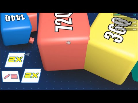 Cubes 2048 io - ax Level Gameplay Free game World record 