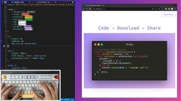 ASMR Programming - Code Snippet Generator - No Talking
