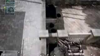 Cod4 glitch-  walking on a wall