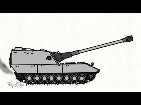 Jangpanzer E100 vs E100 tank fight test | Olcsi's Tube #animation