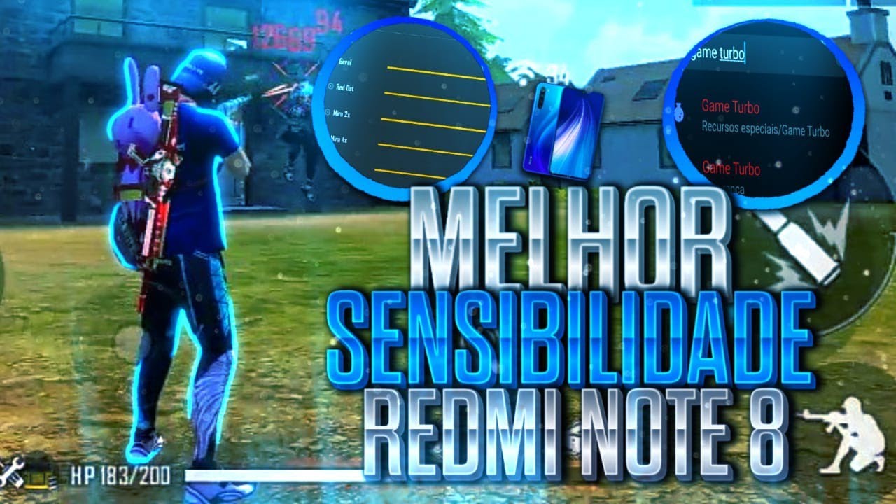 MELHOR SENSIBILIDADE DO REDMI NOTE 8 PRO? - FREE FIRE ...