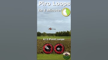 Piro Loops In 1 Minute! RC Helicopter 3D Tricks