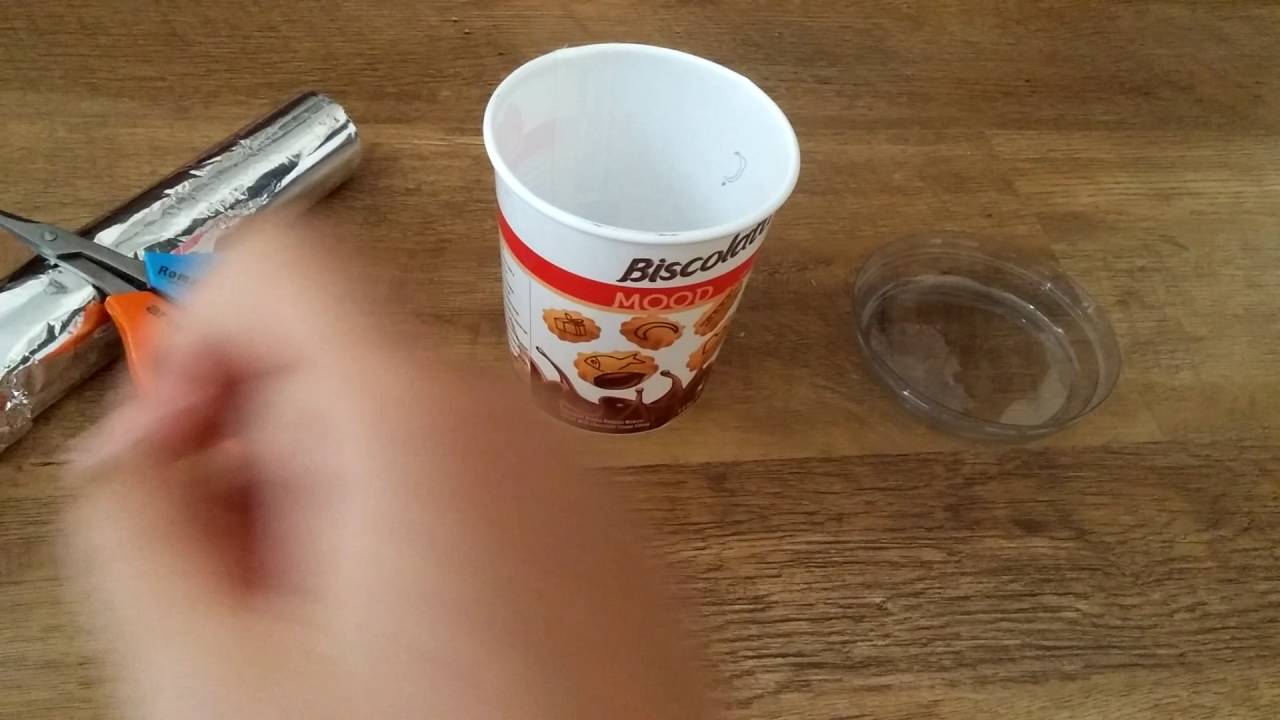 Pringles Kutusundan Saklama Kabı Yapımı Pringles Kutusundan Saklama Kabı Yapımı