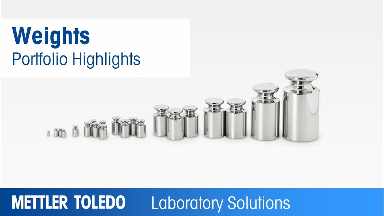 METTLER TOLEDO Test Weights for Testing and Calibration of Balances