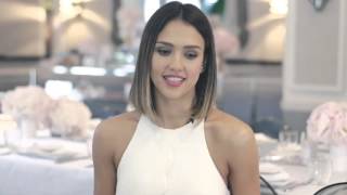 Jessica Alba on her hair and makeup