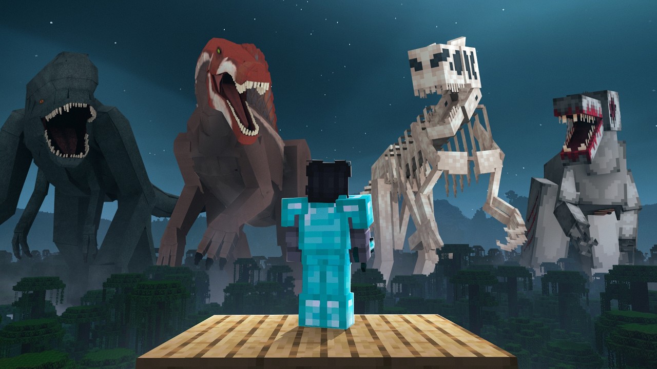 I Added Every Jurassic Horror Mod to My Minecraft World