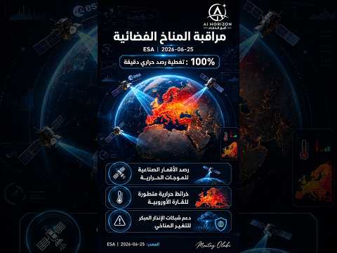 وكالة الفضاء الأوروبية ترصد الموجات الحرارية القاسية عبر الأقمار الصناعية