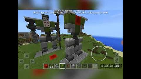 How to build an Observer Golem in Minecraft PE( with Raden)