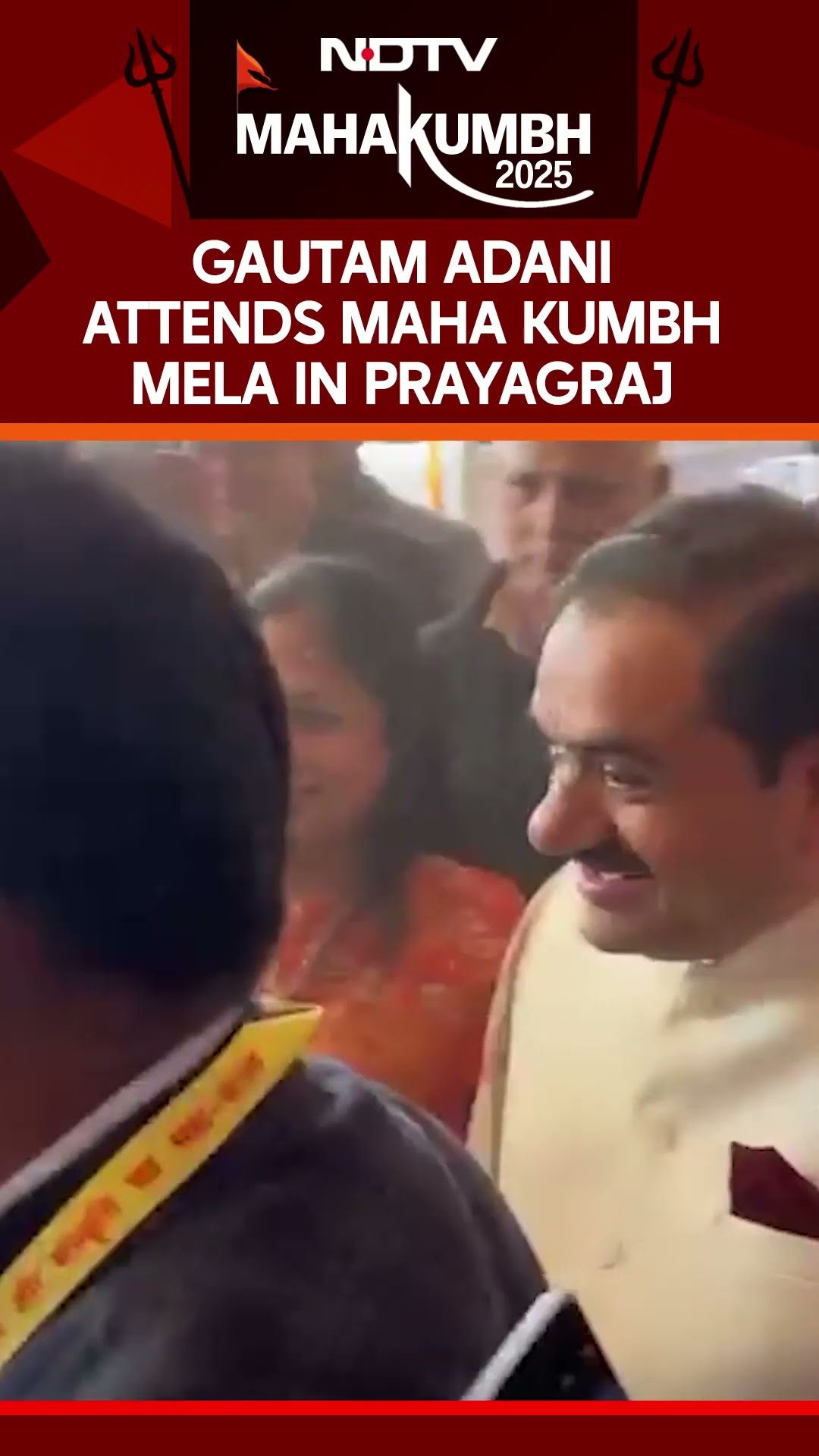 Adani News Today | Gautam Adani Visits Prayagraj To Attend Maha Kumbh Mela