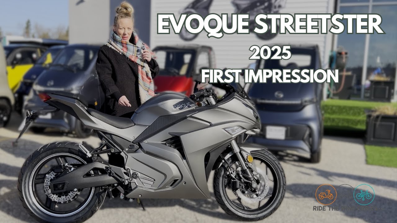 Evoque Streetster 2025 Motorcycle Style Ebike First Impression