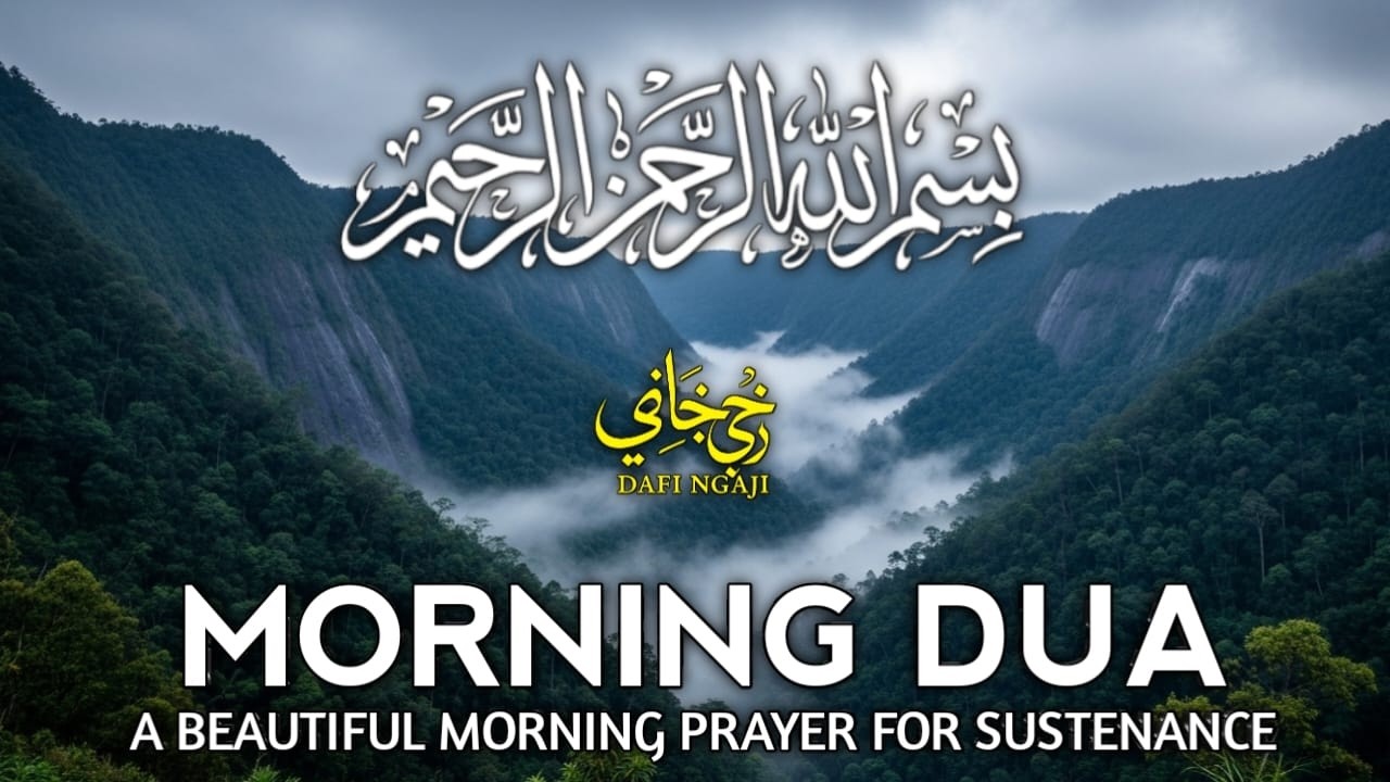Morning Dua  SURAH AL-QUR'AN, ARABIC AND ENGLISH أذكار الصباح كاملة بدقة عالية بصوت عمر هشام العرب