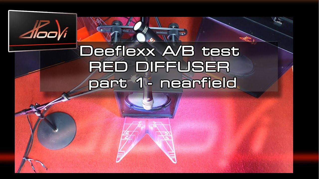 Deeflexx A/B test - RED DIFFUSER - nearfield sound 