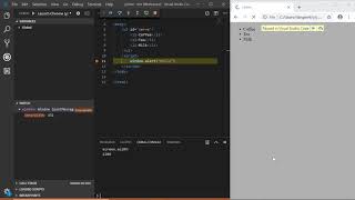 JavaScript with the Browser and Document Object Model in VS Code