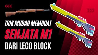 Simple trick to build an M1 weapon from Lego blocks | playing with Lego blocks