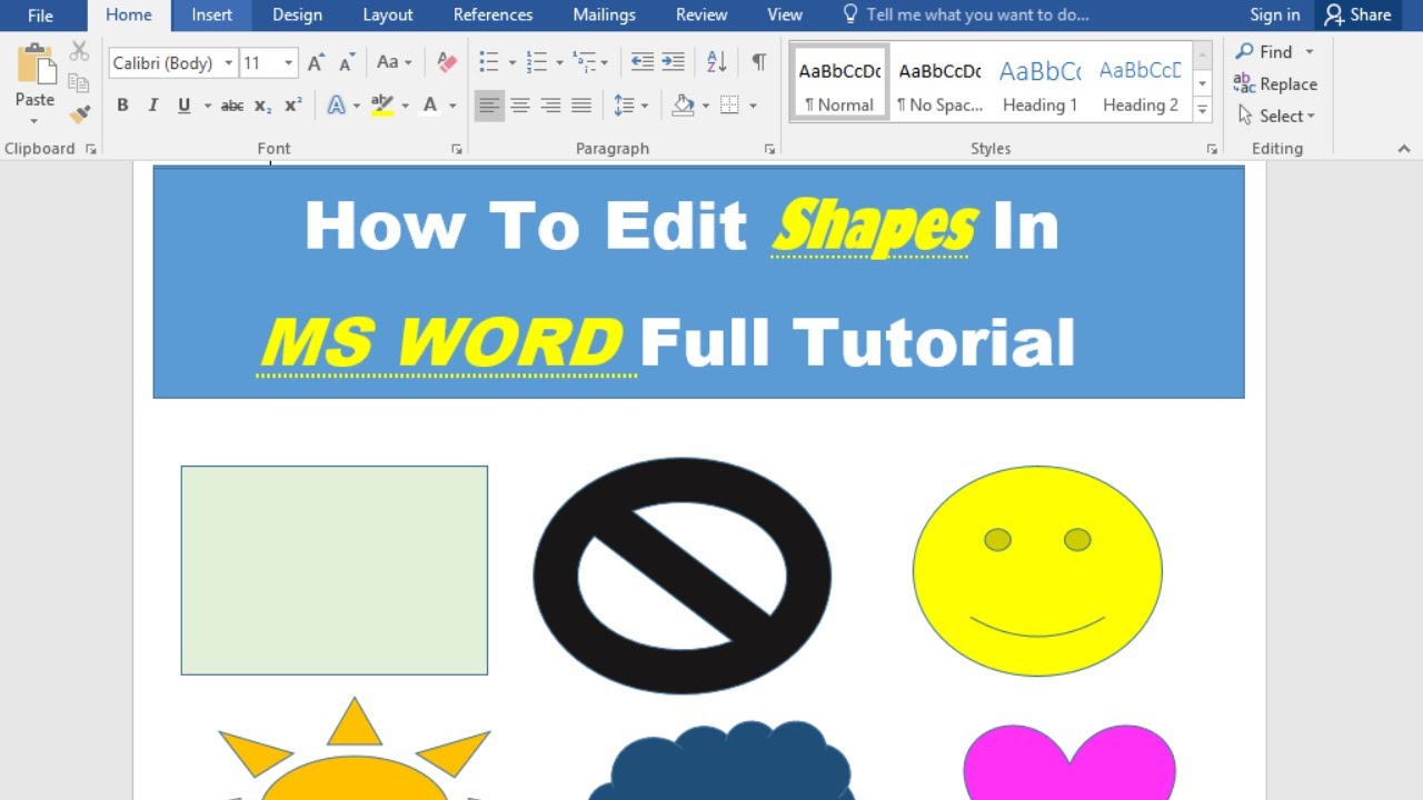 HOW TO  EDIT SHAPES IN MS WORD FULL TUTORIAL FOR BIGNAR'S IN HINDHI
