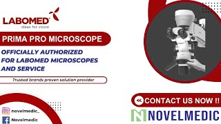 Labomed Prima Pro Microscope with Automatic Balancing Arm (ABA)  - Novelmedic Labomed Authorized