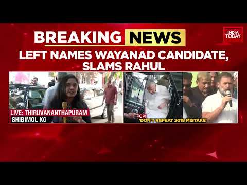 Rahul Gandhi Challenged by Left: Contest in North India, Not Wayanad 