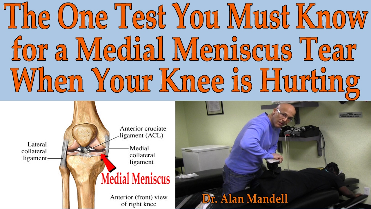 medial meniscus tear