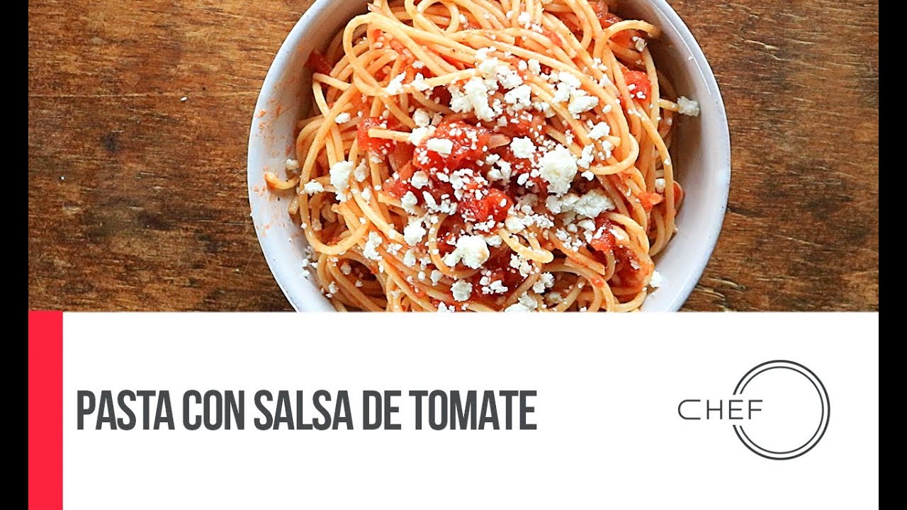 Pasta con Salsa de Tomate recipe for dinner party for 6