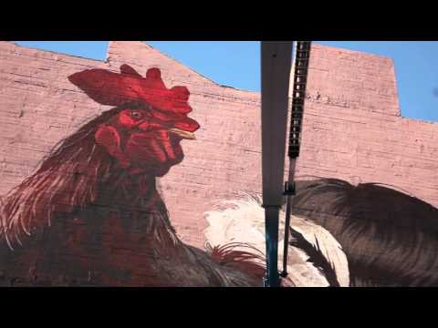 Etam Cru Rooster in Downtown Los Angeles Flower District