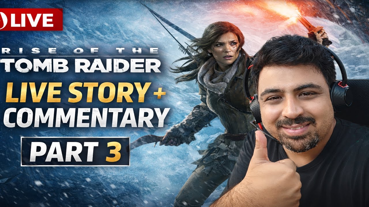🔴 LIVE Rise of the Tomb Raider – Story Gameplay with Commentary | Part 3.2