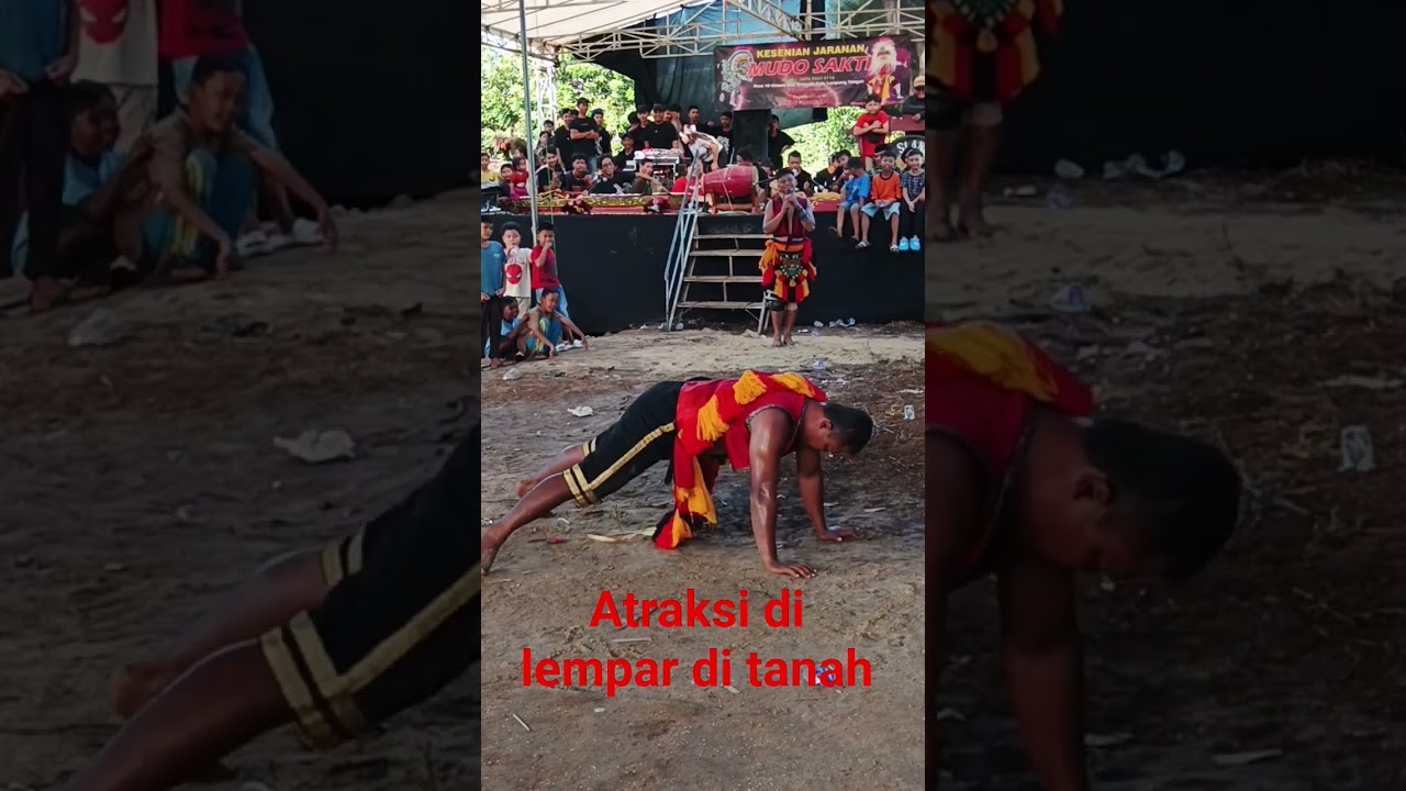 atraksi bujang ganong Mudo sakti live poncowati Liman benawi kec Trimurjo Lampung Tengah Lampung