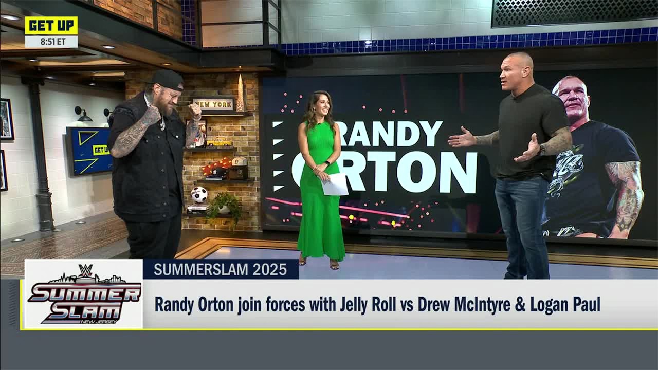 Jelly Roll & Randy Orton join Get Up! 💥 Partners READY to take on WWE SummerSlam 😤 Jelly Roll & Randy Orton join Get Up! 💥 Partners READY to take on WWE SummerSlam 😤