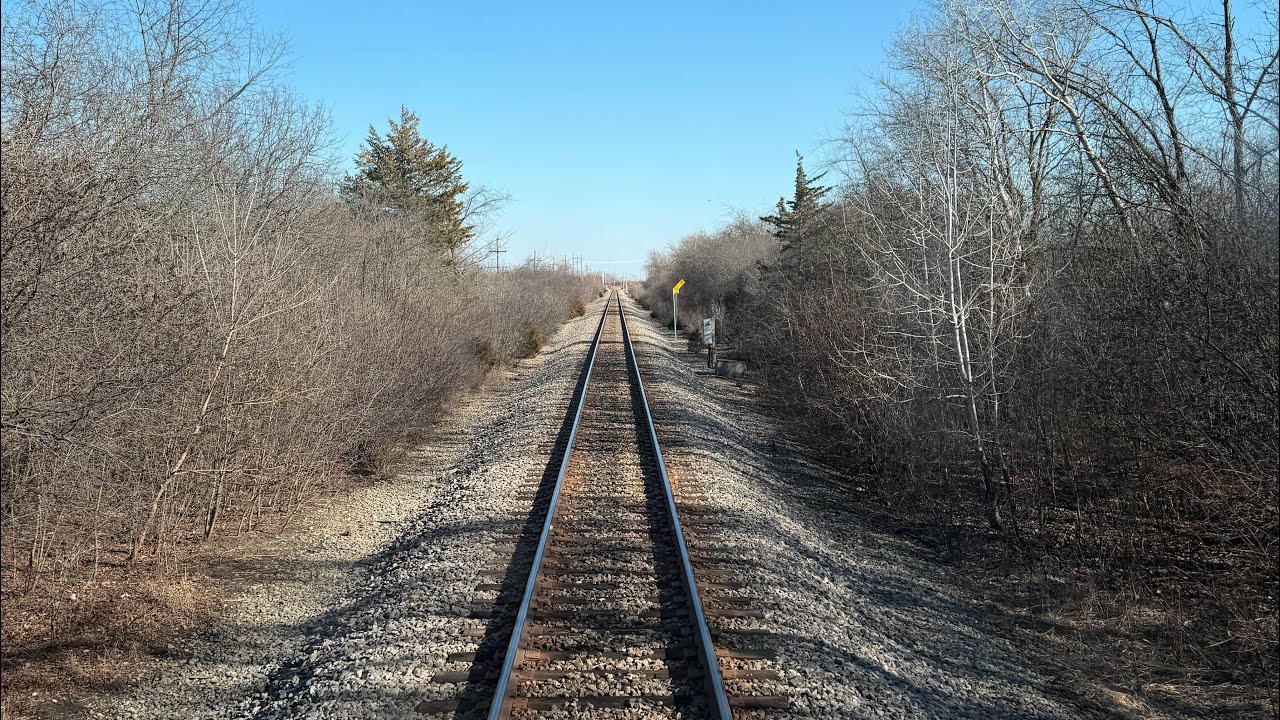 Cab Car Front View Ride from Prairie Crossing to Deerfield 3/9/26