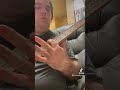 Just some bass practice; see if you can guess the bassline. @eastwoodguitarsofficial