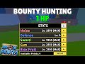 Bounty hunting with 1 defense stats in blox fruits