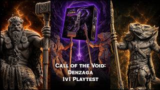 RTS-Inspired Tabletop Strategy Game | Full 1v1 Playtest Gameplay | The Call of the Void: Denzaga