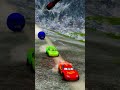 Cars vs hammer lava pit 74. -#beamngdrive #crashdrive #shorts