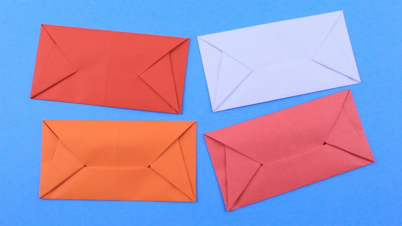 How to make an envelope out of paper. Origami envelope - YouTube