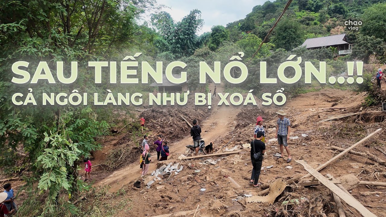 Sau Tiếng Nổ Lớn Cả Làng Hoang Mang Chạy Toán Loạn Nhà Cửa Trôi Sạch Theo Dòng Lũ..!!