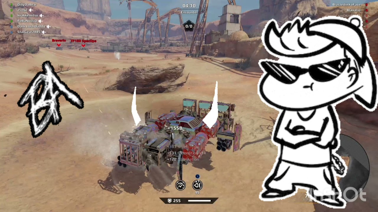 crossout. race rammer. ep1 dillydabear & NastybudhaYT   Hover ram show down🚀