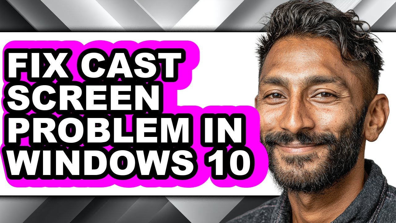 How to Fix Cast Screen Problem in Windows 10 (full Guide) - YouTube