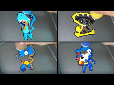 Brawl Stars Pancake Art - Penny, <strong>Leon</strong>, Poco, Brown