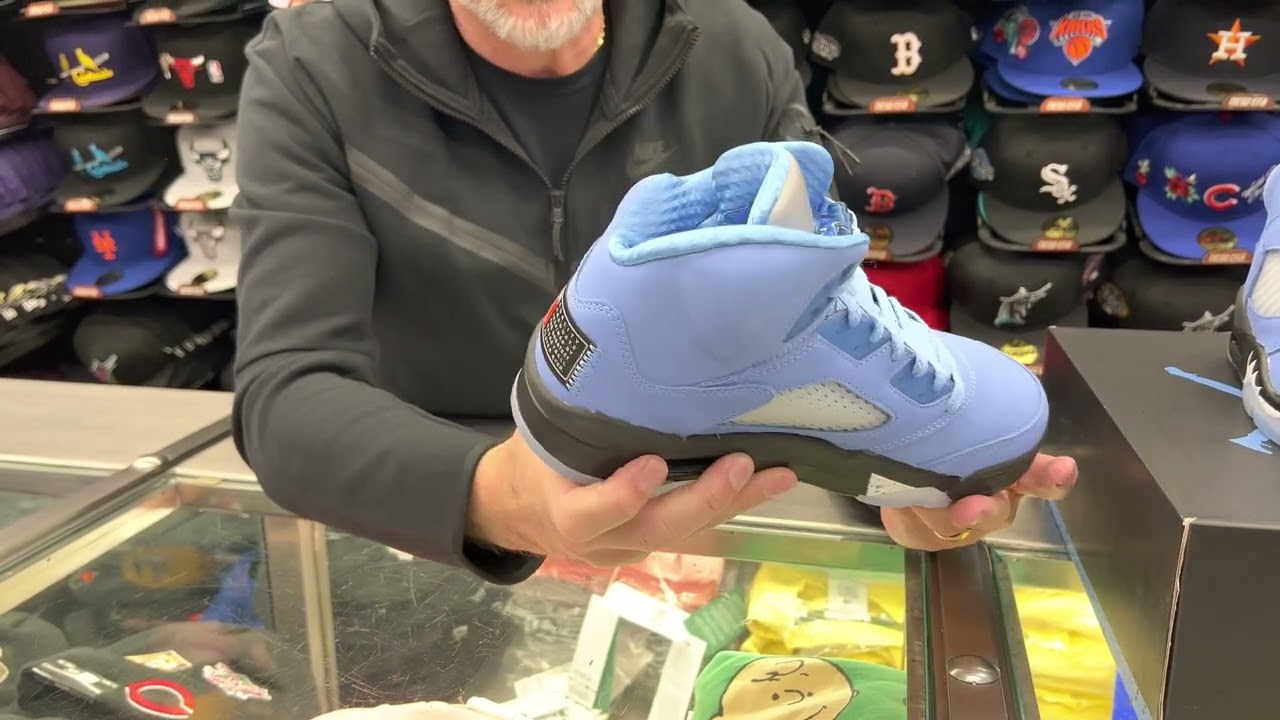 Review of The Nike Air Jordan Retro 5 UNC University Blue at