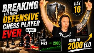 Breaking the Most Defensive Chess Player Ever | Road to 2000 Elo – Day 16