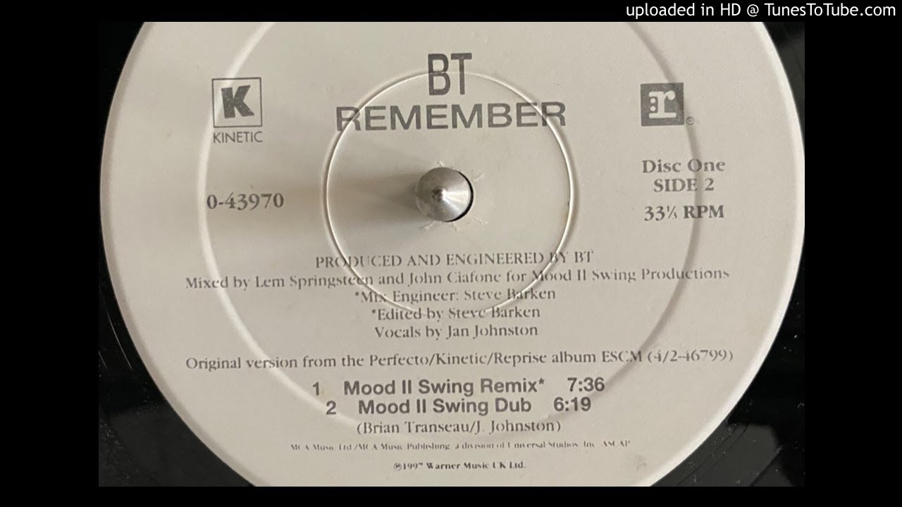 BT- Remember (Mood II Swing Remix)