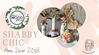 Sola Wood Flowers | Shabby Chic Home Decor | The Official Craft Nerd