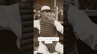 The Baseball Spy Sent to Kill a Nazi Physicist | Moe Berg