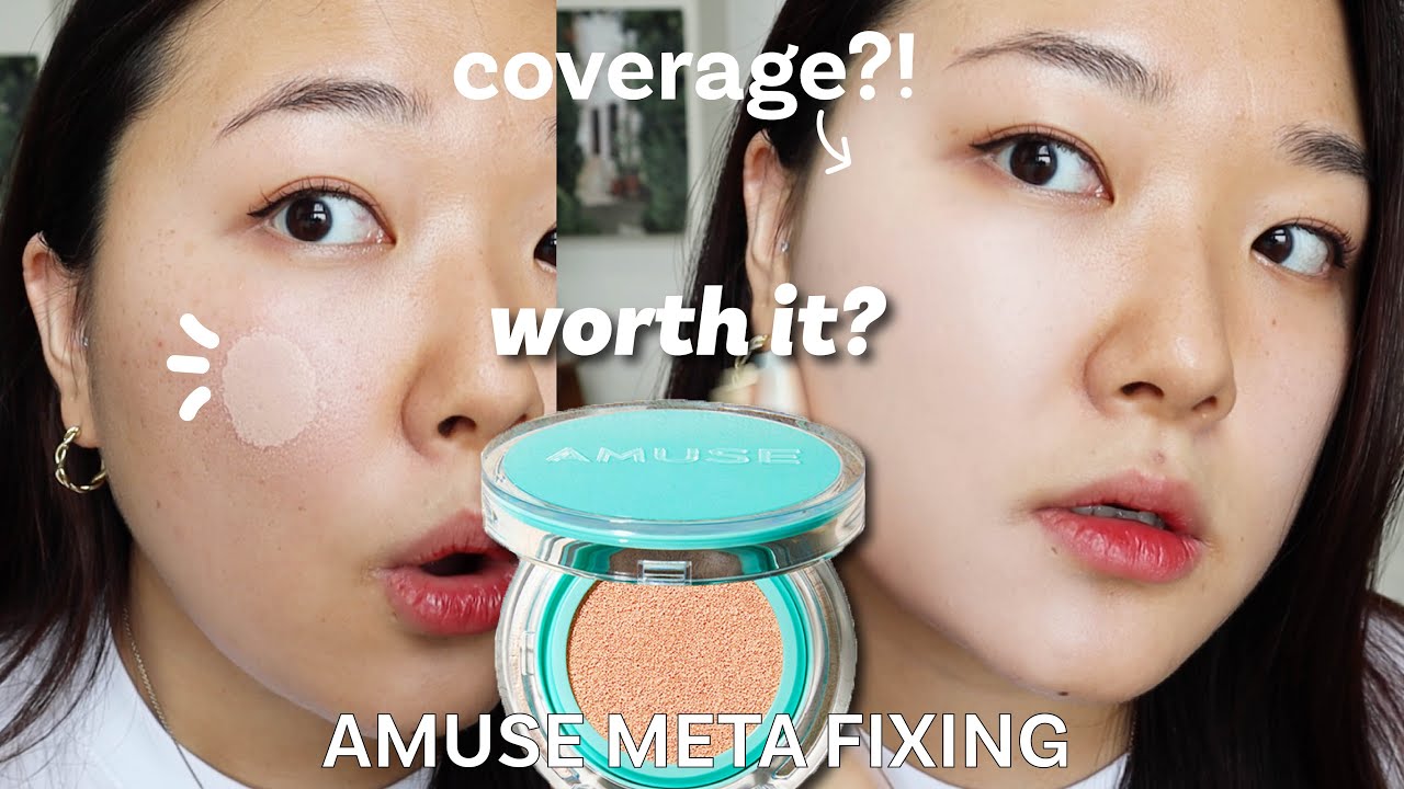 🔥Hot & NEW AMUSE Meta Fixing Cushion is here! Best summer cushion