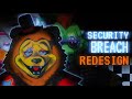 REDESIGNING FNAF SECURITY BREACH FROM THE GROUND UP(speedpaint, commentary, unvale, fnaf)