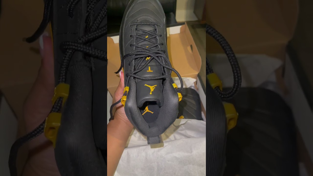 Jordan retro 12 black taxi 