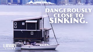 They didn't expect this challenge with building a floating home...
